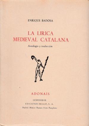 La lírica medieval catalana